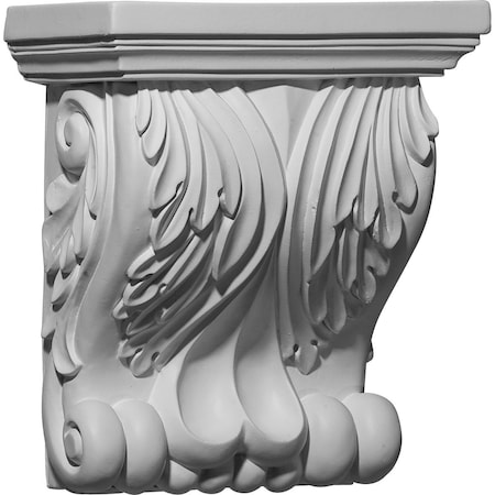Ekena Millwork 7 1/8"W x 4 1/8"D x 8 1/4"H Forest Leaf Corbel COR07X04X08FO